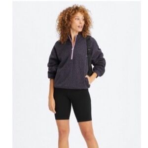 Fabletics cheetah half zip